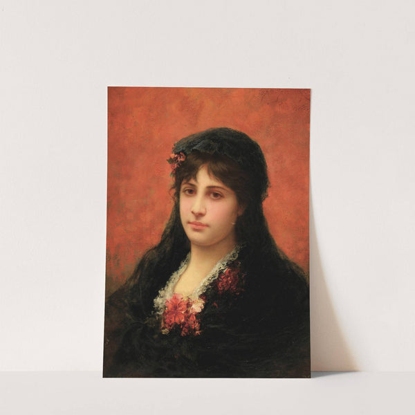 Portrait d’une espagnole (1888) by Emile Eisman-Semenowsky