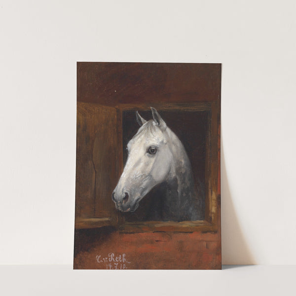 Portrait eines Schimmels (1910) by Caspar von Reth