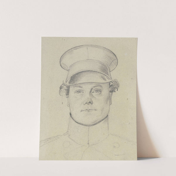 Portrait en face by Carl Hoff