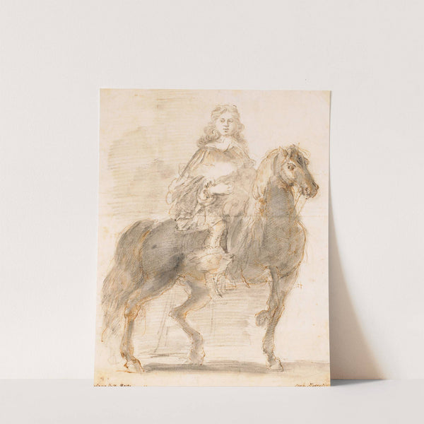 Portrait équestre de Cosimo III de' Medici by Stefano Della Bella