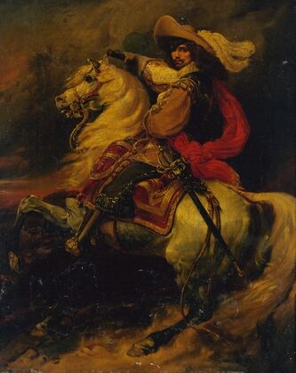 Portrait équestre de Josias, Comte de Rantzau (1609-1650), maréchal de France