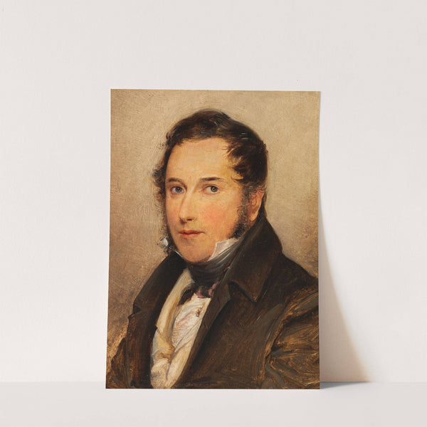 Portrait Herr Muller (1831) by August Grahl