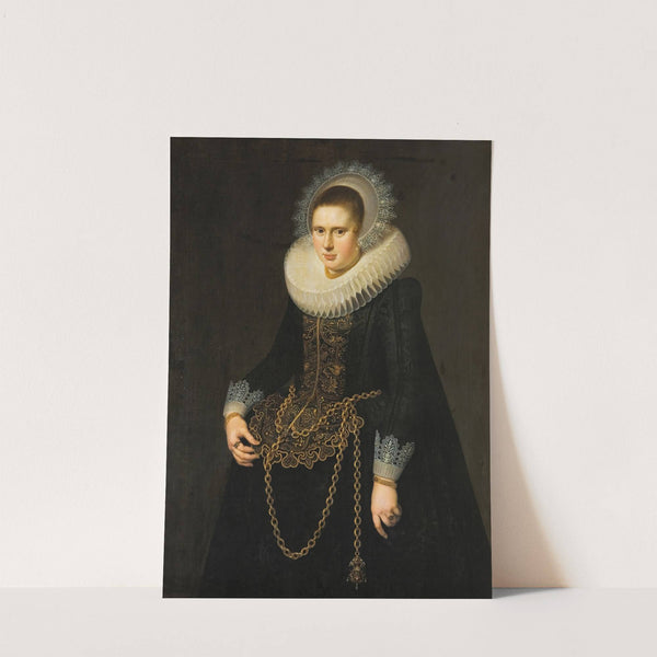 Portrait of a 22-Year-Old Woman by Cornelis van der Voort
