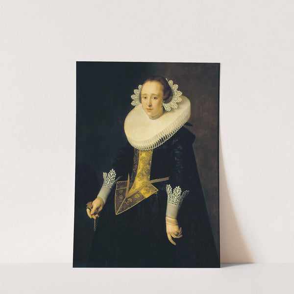 Portrait Of A 22-Year-Old Woman by Nicolaes Eliasz. Pickenoy