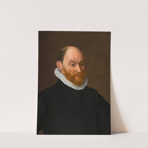 Portrait of a bearded gentleman by Adriaen Thomasz. Key