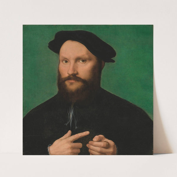 Portrait of a bearded man by Joos Van Cleve
