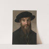 Portrait of a bearded man by Parmigianino