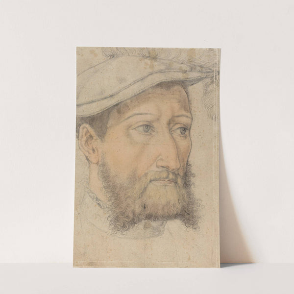 Portrait of a Bearded Man with a Beret by Heinrich Aldegrever