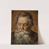 Portrait of a bearded old man by Maurycy Gottlieb