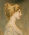 Portrait of a blond woman