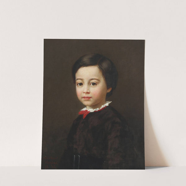 Portrait of a boy by Adalbert Begas