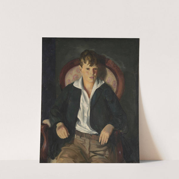 Portrait Of A Boy (1921) by George Wesley Bellows