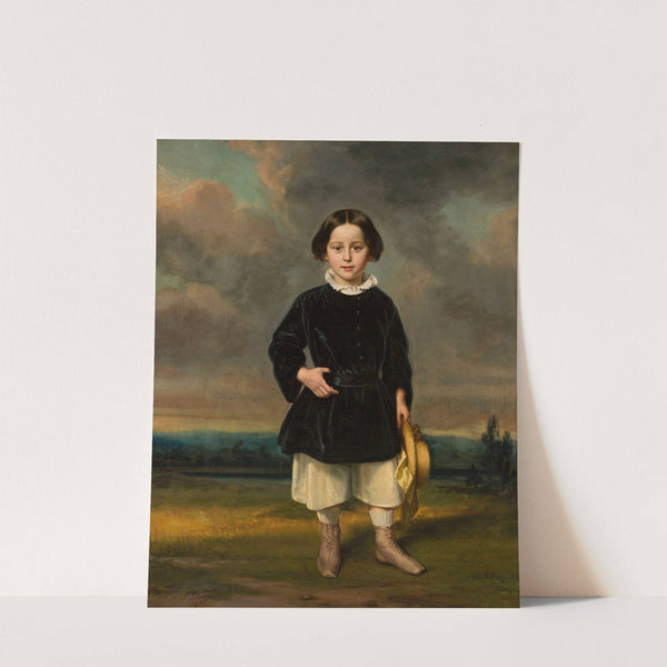 Portrait of a boy by Julius Schoppe