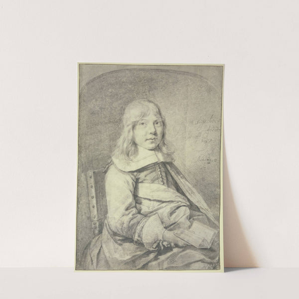 Portrait of a boy by Cornelis Visscher