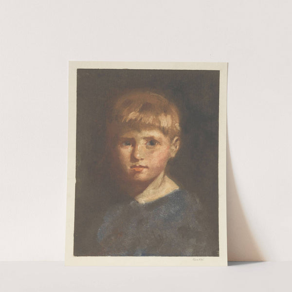 Portrait of a boy by Heinrich M. Krabbé