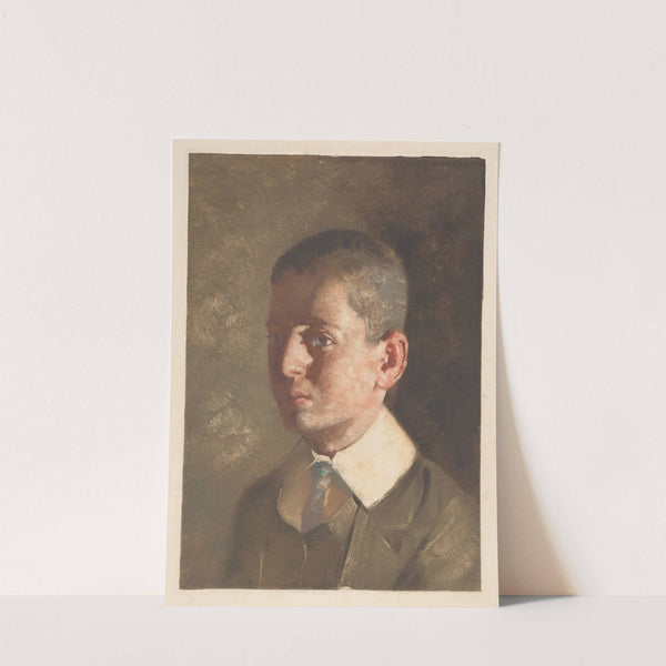 Portrait of a boy by Heinrich M. Krabbé