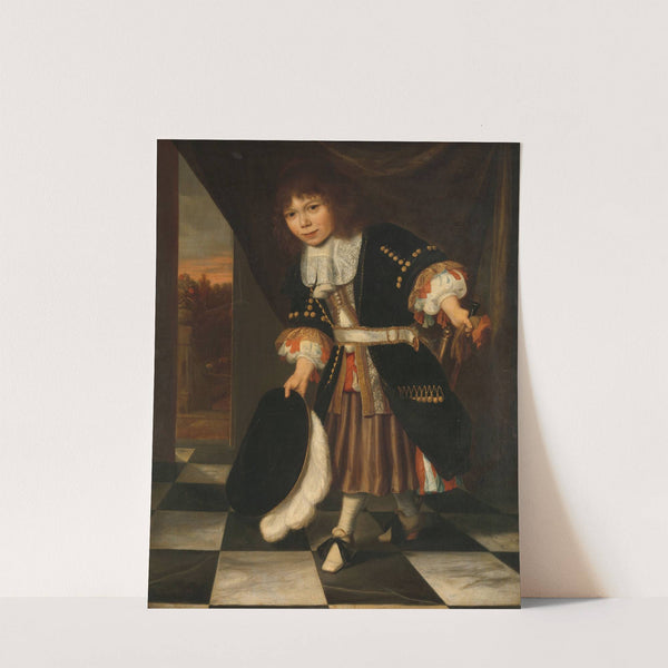 Portrait of a Boy, called The Young Son of Admiral van Nes by François Verwilt