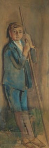 Portrait of a boy in a blue outfit (1911)
