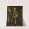 Portrait of a boy in a landscape by Circle of Stephen Slaughter
