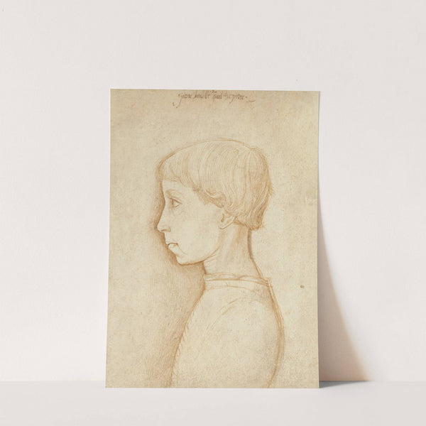 Portrait of a Boy in Profile by Giovanni Badile