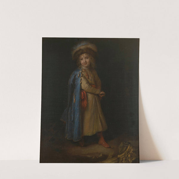 Portrait of a Boy in the Polish National Costume (1668-1672) by Caspar Netscher