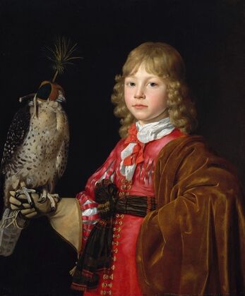 Portrait of a Boy with a Falcon