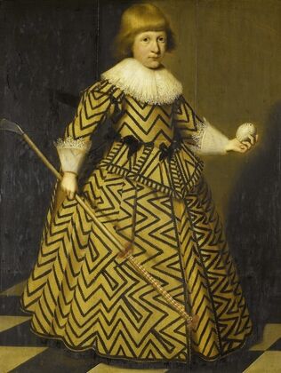 Portrait of a Boy with a Kolf Club