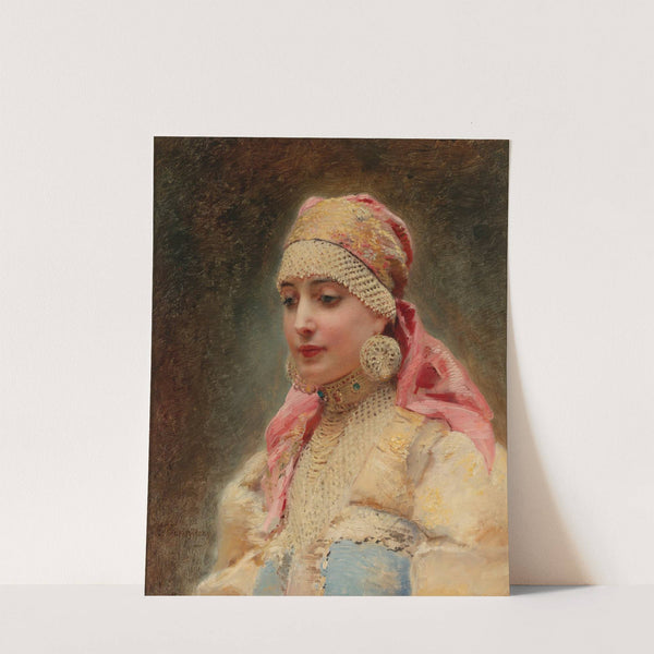 Portrait Of A Boyarina by Konstantin Egorovich Makovsky