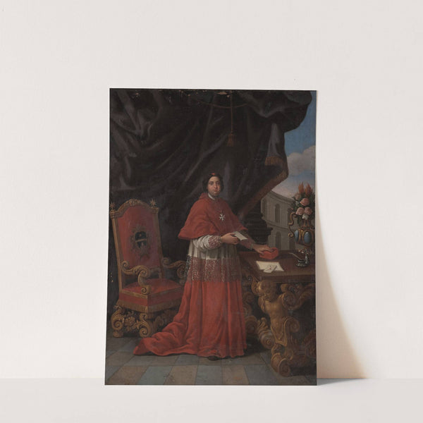 Portrait of a cardinal, Knight of Malta by Anonymous