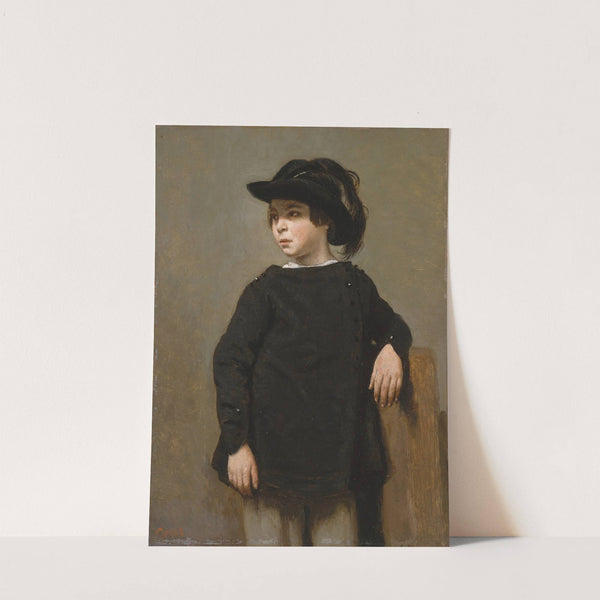 Portrait of a Child by Jean-Baptiste-Camille Corot