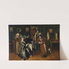 Portrait Of A Family Assembled Around A Table by Giacomo Ceruti