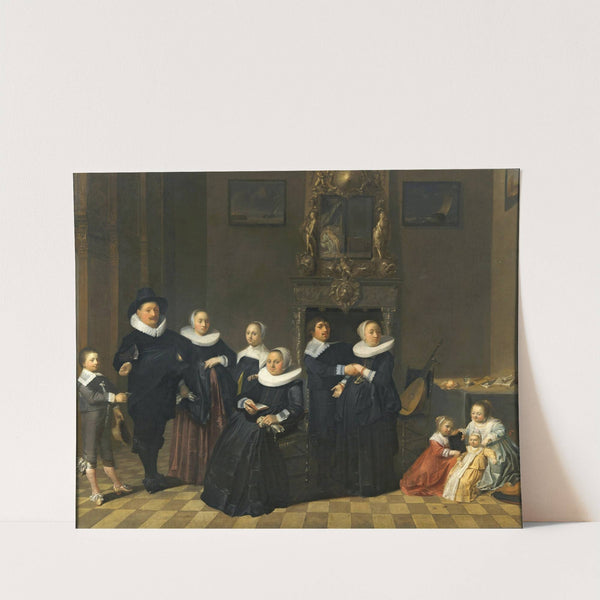 Portrait Of A Family In An Elegant Interior by School of Haarlem