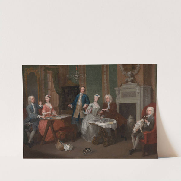 Portrait of a Family (ca. 1735) by William Hogarth