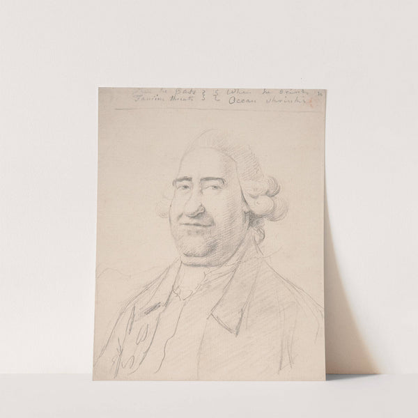 Portrait of a Fat Man, Head and Shoulders by George Dance