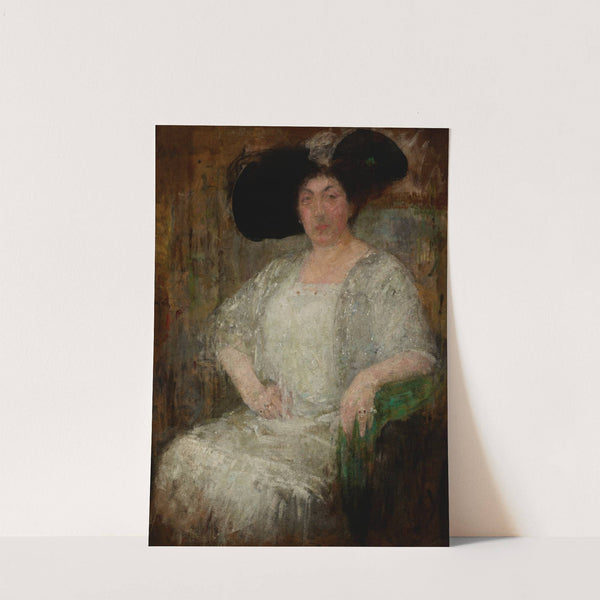 Portrait of a French Lady-Writer Gabrielle Réval by Olga Boznanska