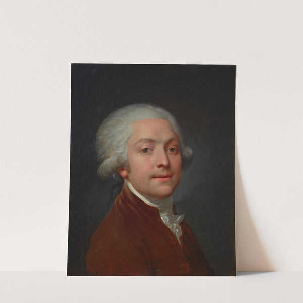 Portrait of a gentleman by Jean-Baptiste Regnault