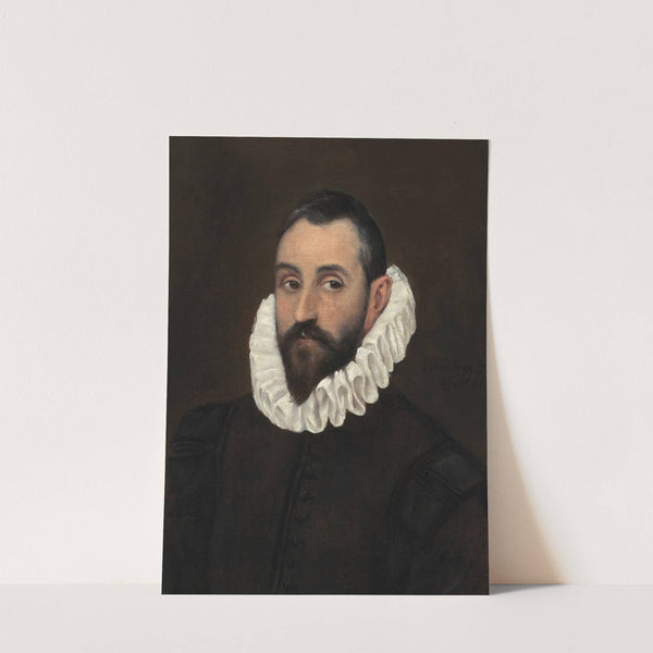 Portrait of a gentleman by El Greco (Domenikos Theotokopoulos)