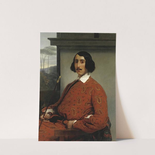 Portrait of a Gentleman (Duca Manolo Nuňez Falcò) (ca 1855) by Francesco Hayez