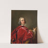 Portrait Of A Gentleman In A Red Velvet Cloak by Jean-Baptiste van Loo