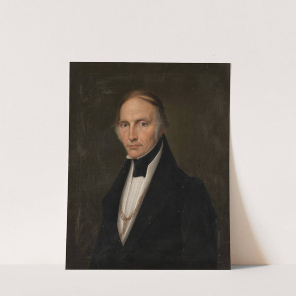 Portrait of a gentleman in tailcoat by Friedrich Wilhelm Maul