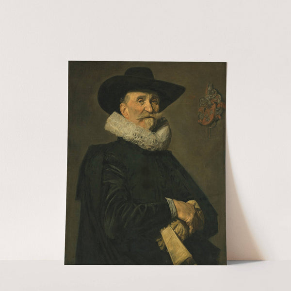 Portrait of a gentleman of the de Wolff family, possibly Joost de Wolff by Frans Hals