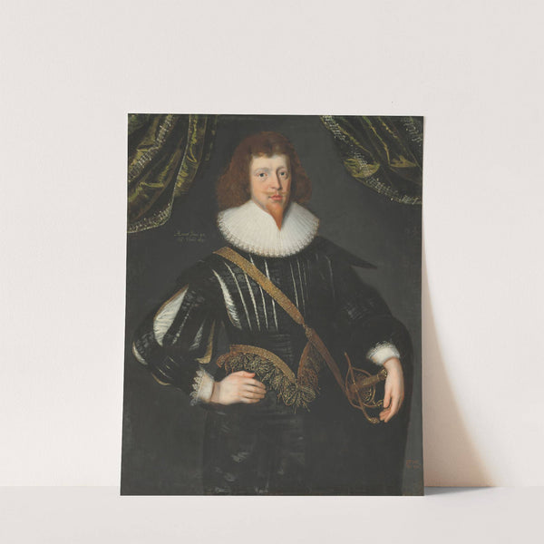 Portrait of a gentleman, traditionally identified as Sir Frederick Villiers by Gilbert Jackson