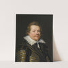 Portrait Of A Gentleman Wearing A Black And Gold Embroidered Doublet And A White Ruff by Jan Anthonisz van Ravesteyn