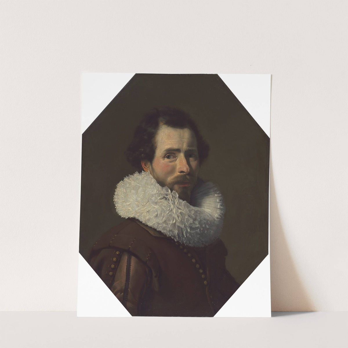 Portrait of a Gentleman Wearing a Fancy Ruff by Thomas de Keyser