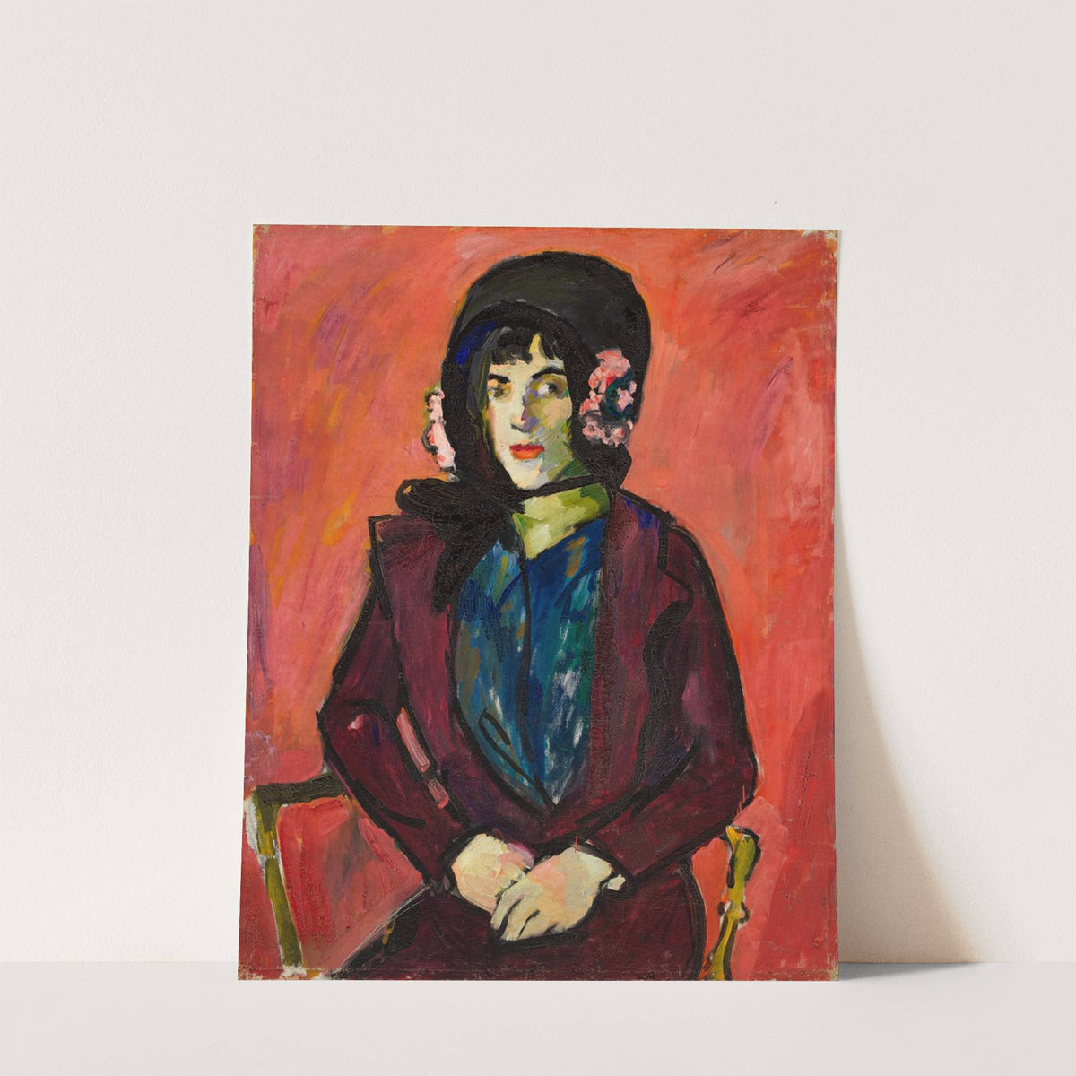 Portrait of a Girl by Henry Lyman Saÿen