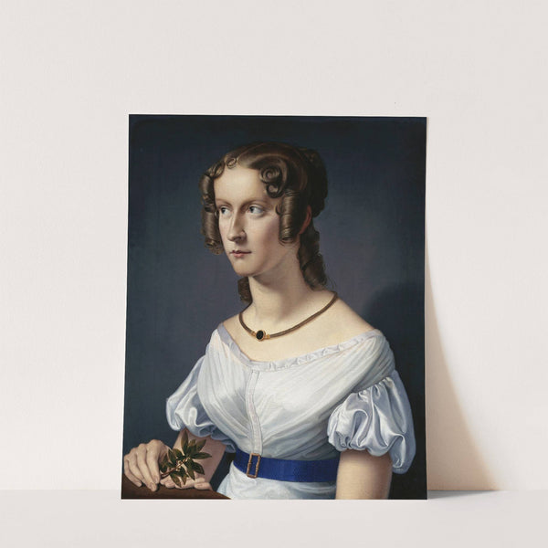 Portrait of a girl by Heinrich Maria Von Hess