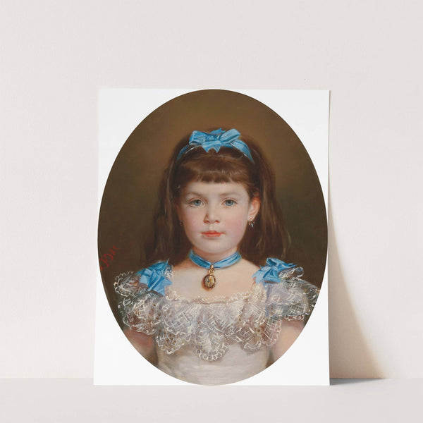 Portrait of a Girl by Friedrich Deutsch