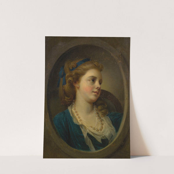 Portrait Of A Girl by Jean-François Gilles Colson