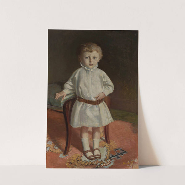 Portrait of a girl by Stanisław Dębicki