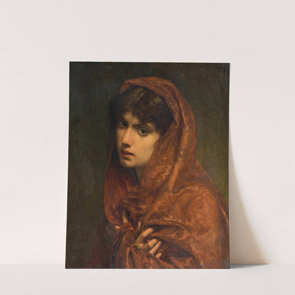 Portrait of a girl by Pierre-Auguste Cot